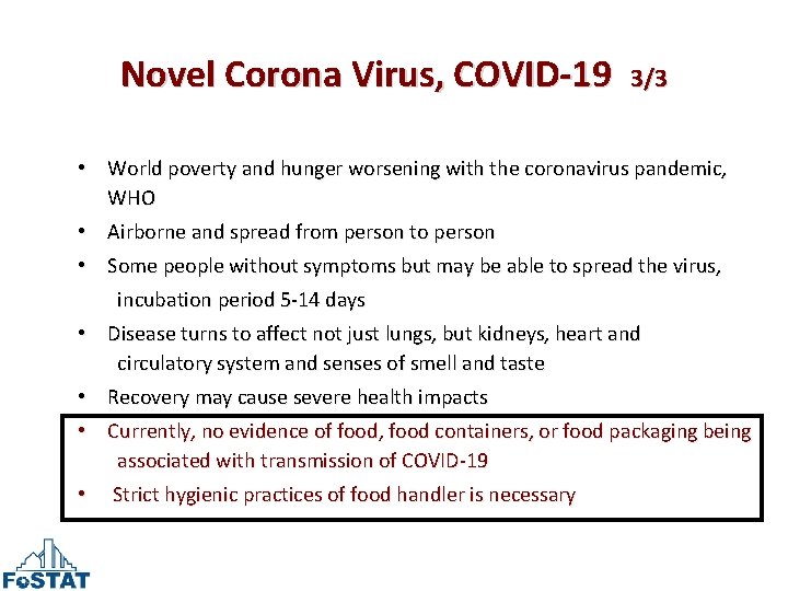 Novel Corona Virus, COVID-19 3/3 • World poverty and hunger worsening with the coronavirus