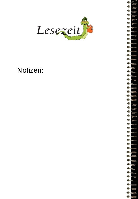 Notizen: Notizen: