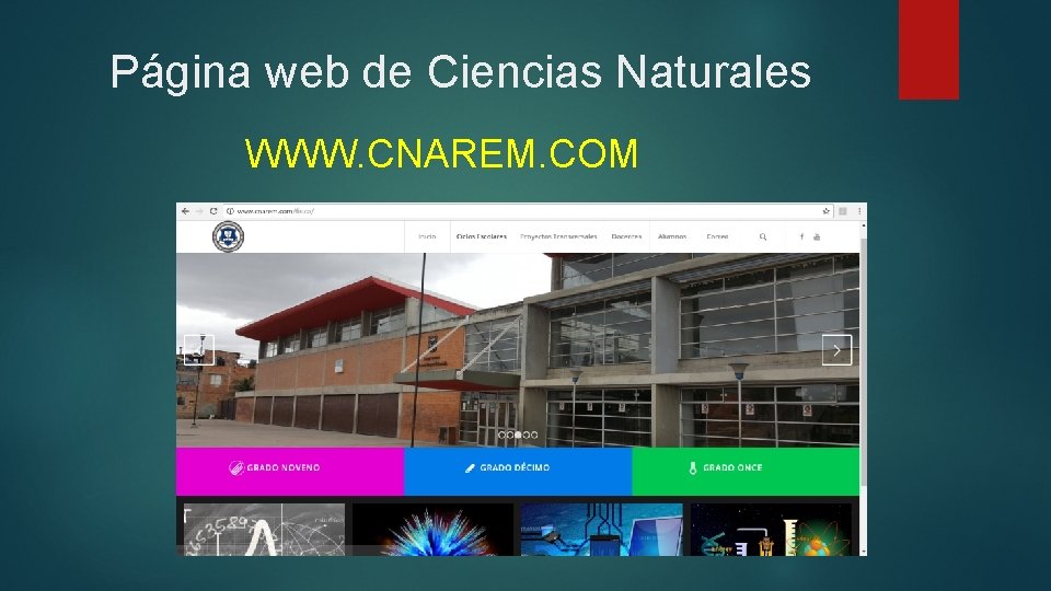 Página web de Ciencias Naturales WWW. CNAREM. COM 
