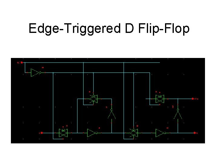 Edge-Triggered D Flip-Flop 