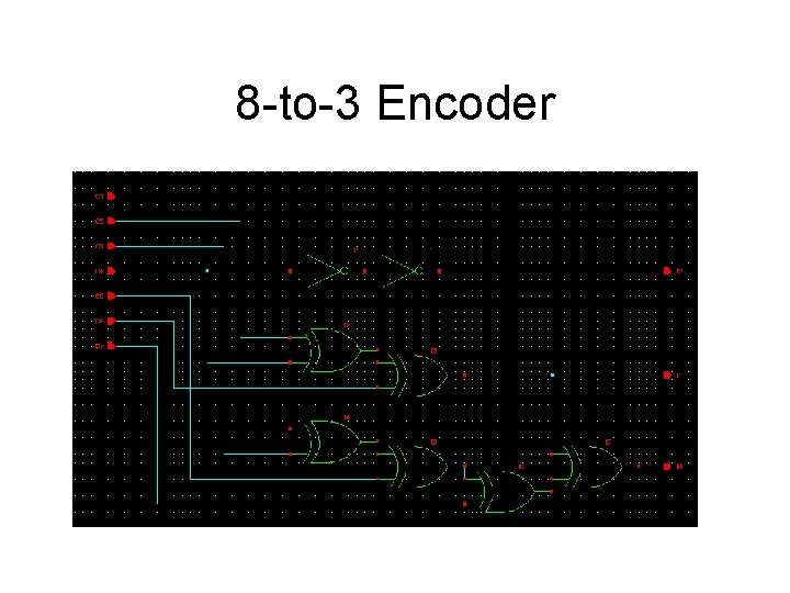 8 -to-3 Encoder 