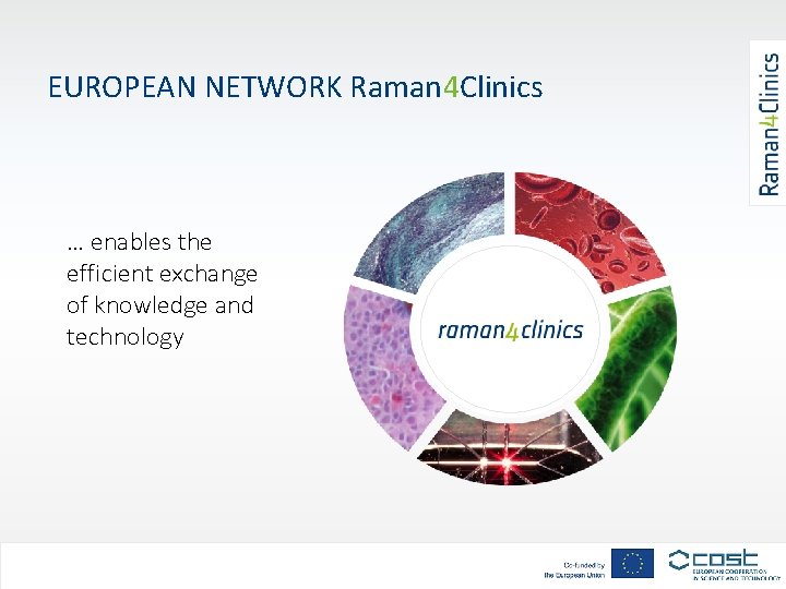 EUROPEAN NETWORK Raman 4 Clinics … enables the efficient exchange of knowledge and technology