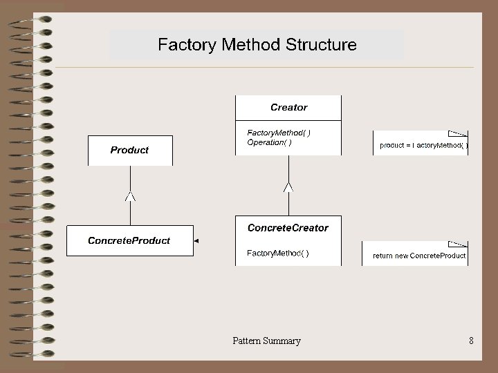 Pattern Summary 8 