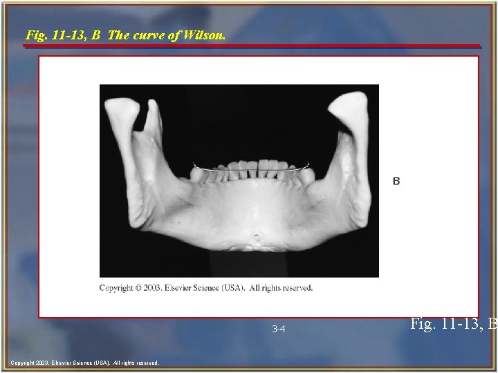 Fig. 11 -13, B The curve of Wilson. 3 -4 Copyright 2003, Elsevier Science