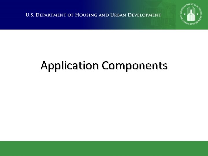 Application Components 