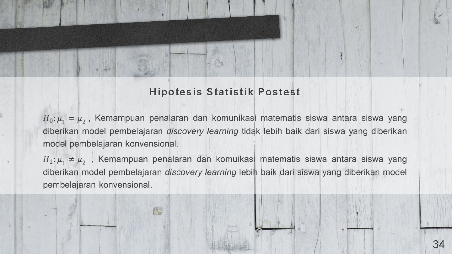 Hipotesis Statistik Postest 34 