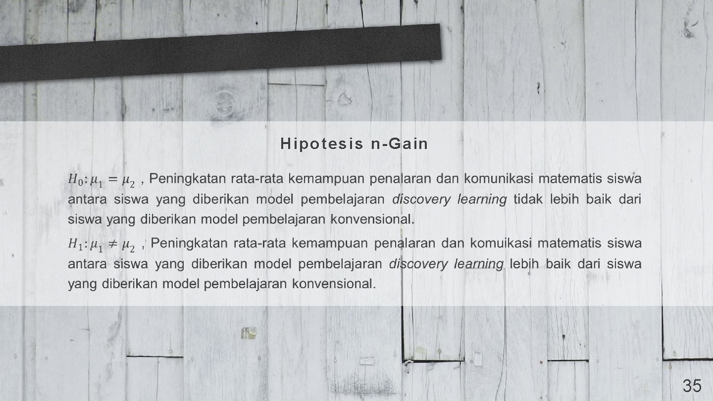 Hipotesis n-Gain 35 