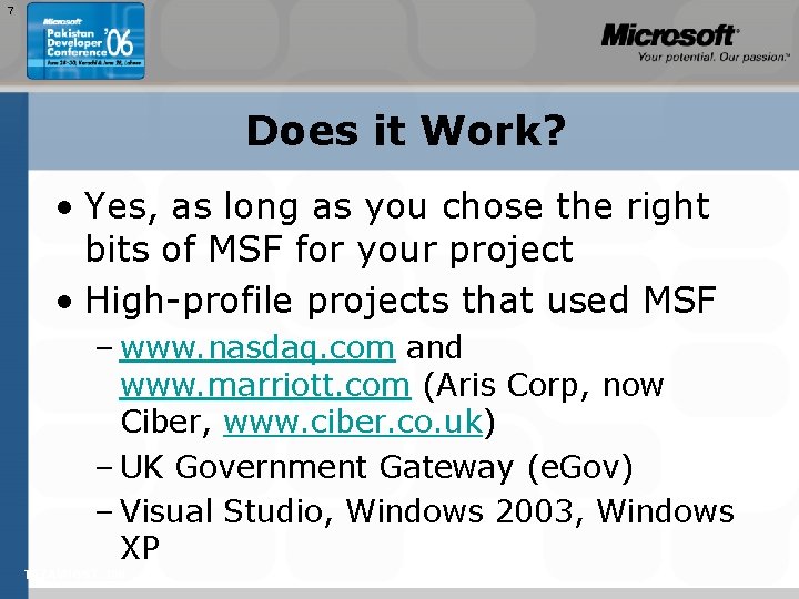 7 Does it Work? • Yes, as long as you chose the right bits 7 Does it Work? • Yes, as long as you chose the right bits