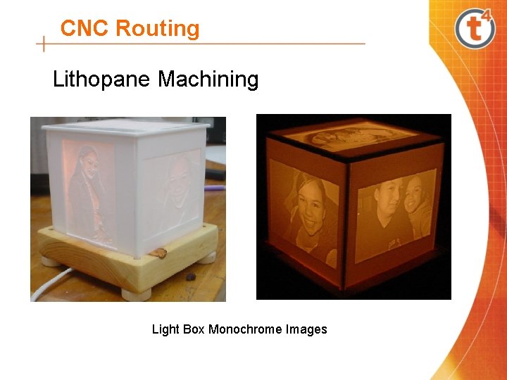 CNC Routing Lithopane Machining Light Box Monochrome Images 