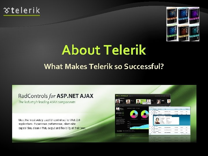 About Telerik What Makes Telerik so Successful? 