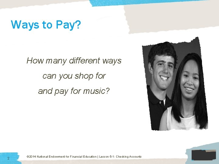 Ways to Pay? How many different ways can you shop for and pay for