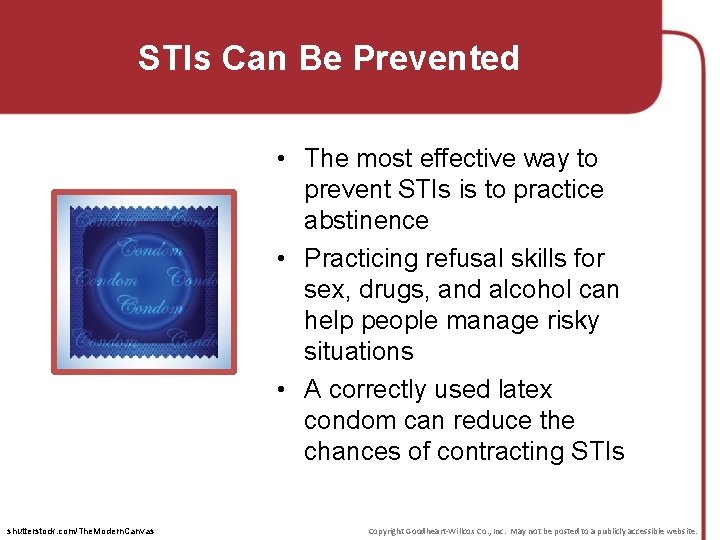 STIs Can Be Prevented • The most effective way to prevent STIs is to STIs Can Be Prevented • The most effective way to prevent STIs is to