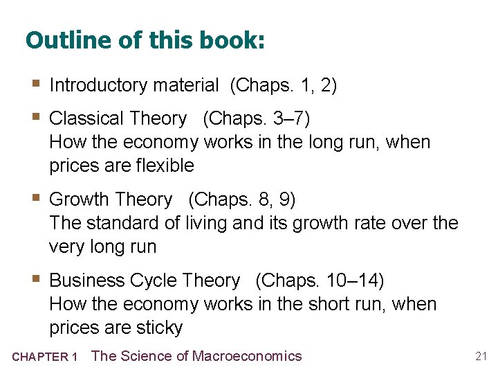 Outline of this book: § Introductory material (Chaps. 1, 2) § Classical Theory (Chaps.