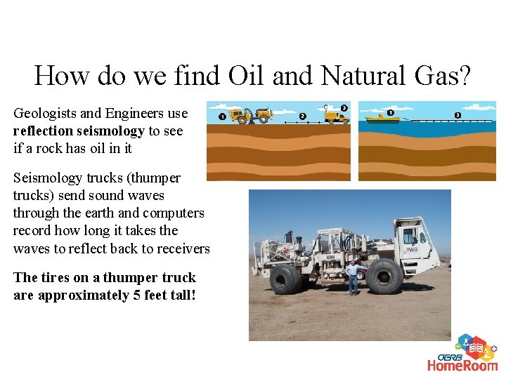 How do we find Oil and Natural Gas? Geologists and Engineers use reflection seismology