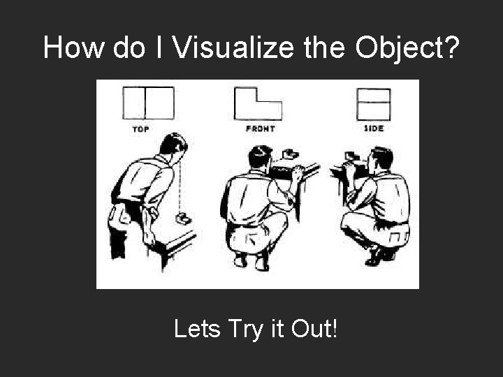 How do I Visualize the Object? Lets Try it Out! 