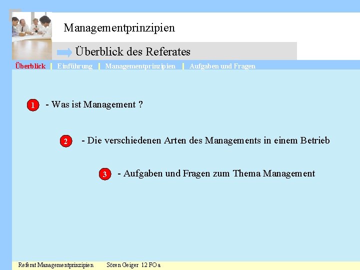 Реферат: Was ist Management