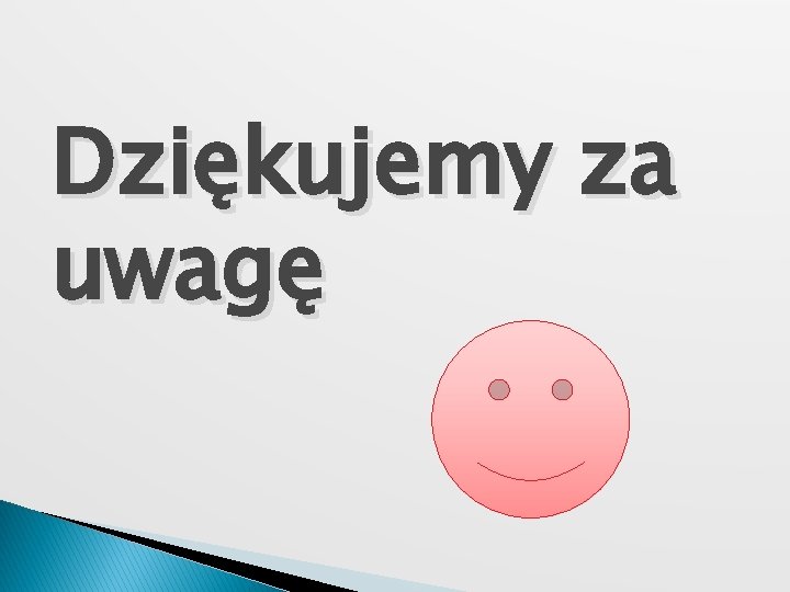 Dziękujemy za uwagę 