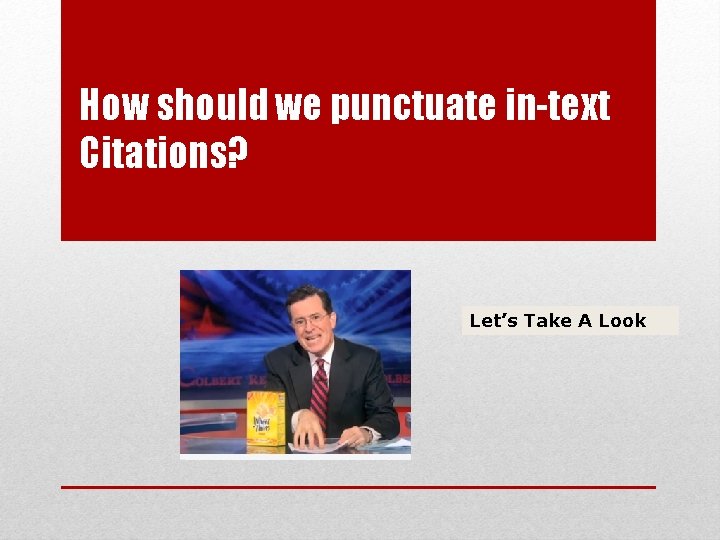 How should we punctuate in-text Citations? Let’s Take A Look 