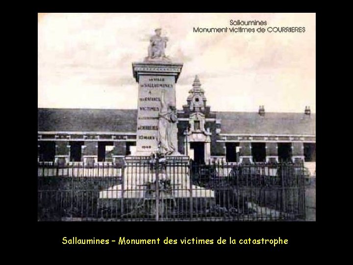 Sallaumines – Monument des victimes de la catastrophe 
