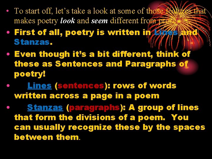  • To start off, let’s take a look at some of those features