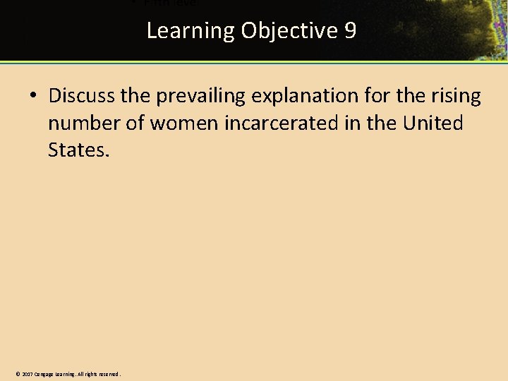 Learning Objective 9 • Discuss the prevailing explanation for the rising number of women