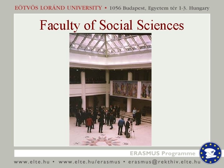 Faculty of Social Sciences 