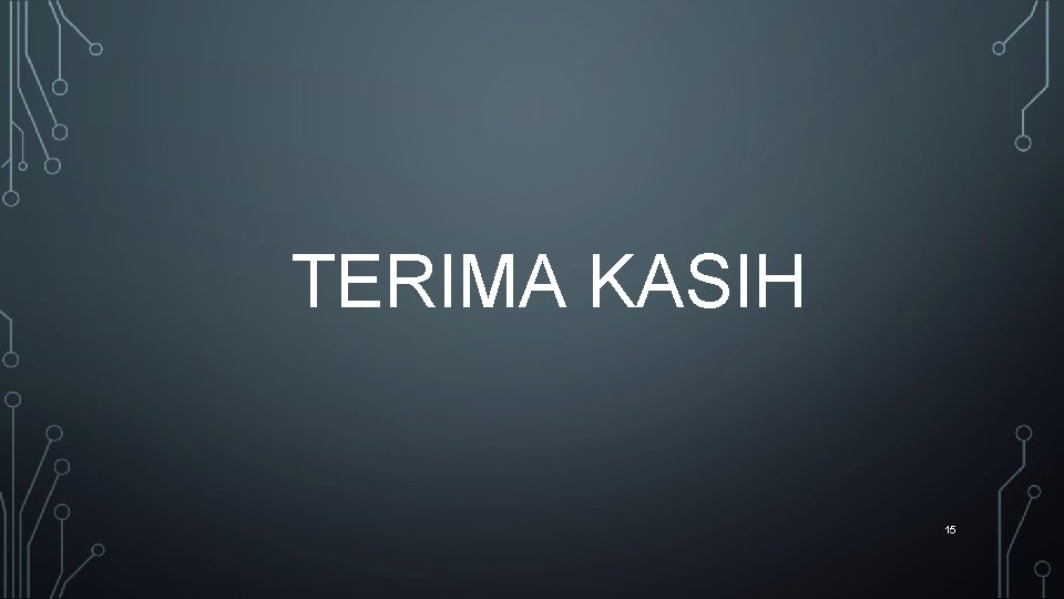 TERIMA KASIH 15 