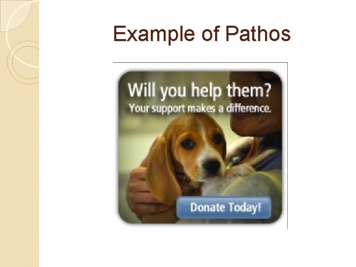 Example of Pathos 