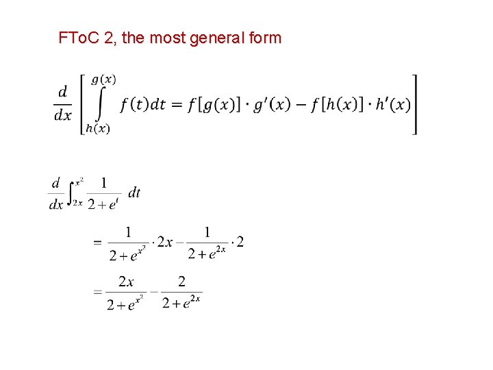 FTo. C 2, the most general form 