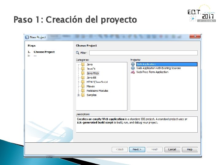 Paso 1: Creación del proyecto 