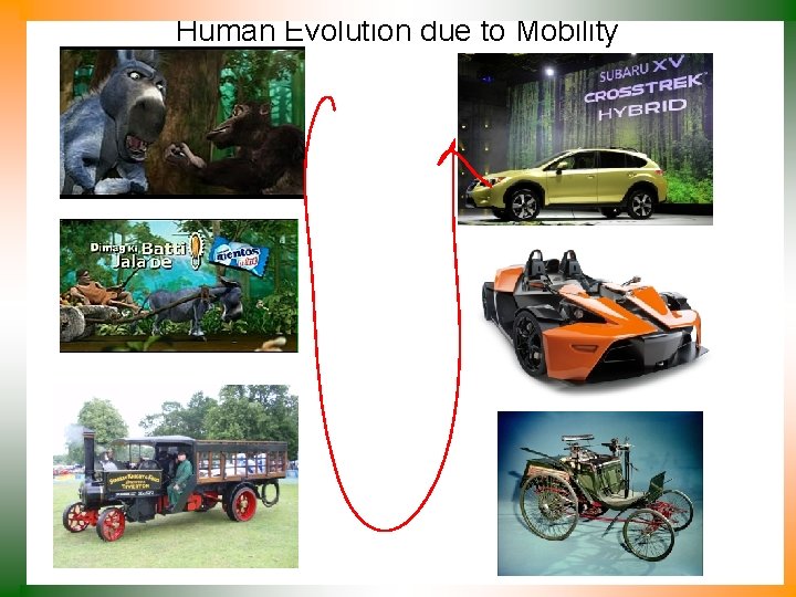 Human Evolution due to Mobility 