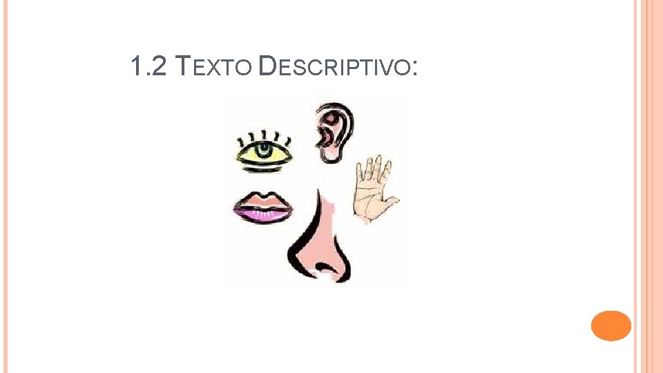 1. 2 TEXTO DESCRIPTIVO: 