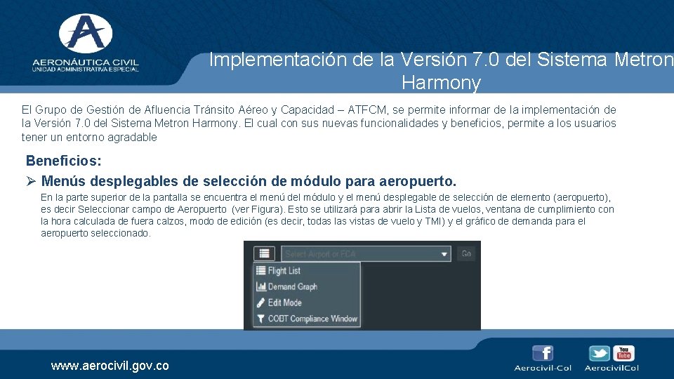 Implementación de la Versión 7. 0 del Sistema Metron Harmony El Grupo de Gestión