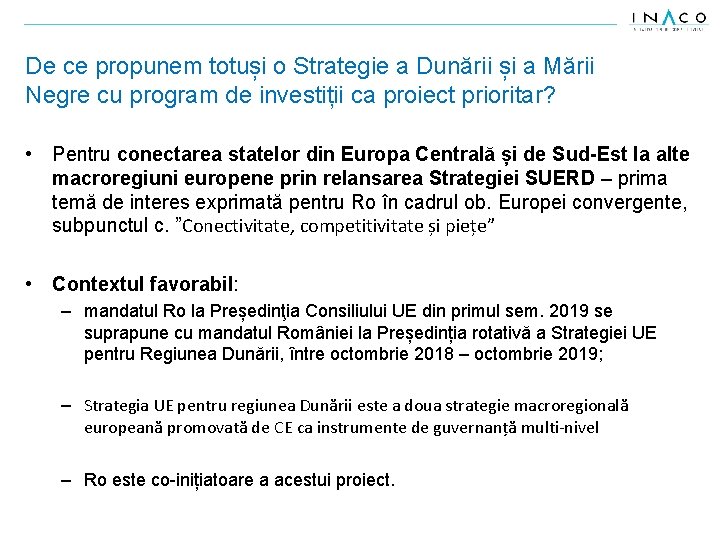 De ce propunem totuși o Strategie a Dunării și a Mării Negre cu program