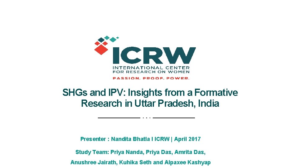Priya Nanda, Priya Das, Amrita Das, Anushree Jairath, Kuhika Seth, Alpaxee Kashyap SHGs and