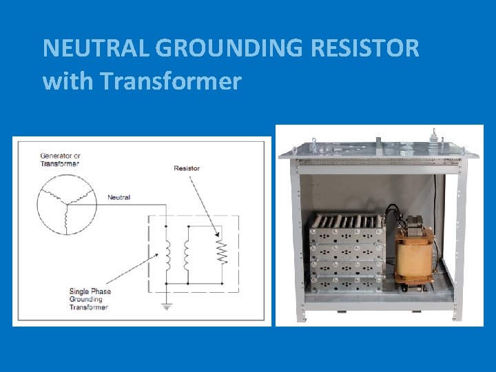 NEUTRAL GROUNDING RESISTOR with Transformer 