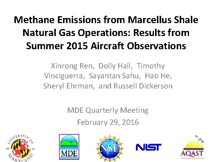 Methane Emissions from Marcellus Shale Natural Gas Operations: Results from Summer 2015 Aircraft Observations
