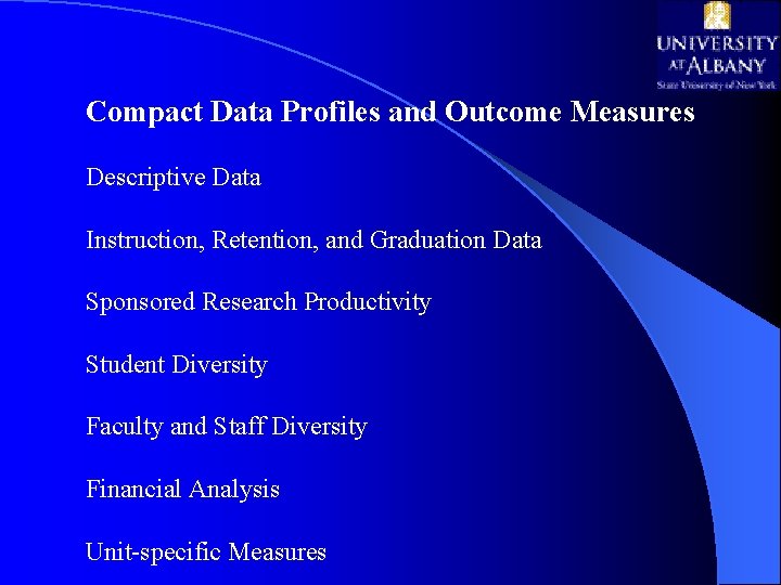 Compact Data Profiles and Outcome Measures Descriptive Data Instruction, Retention, and Graduation Data Sponsored