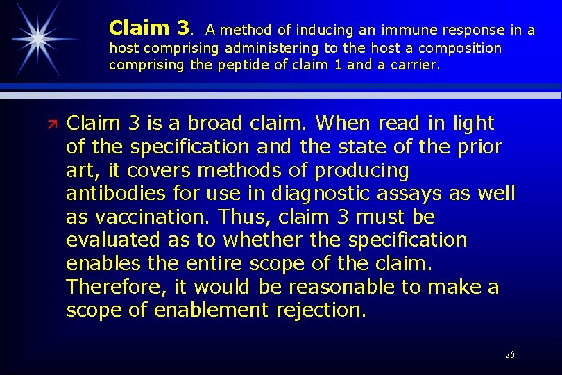Claim 3. A method of inducing an immune response in a host comprising administering