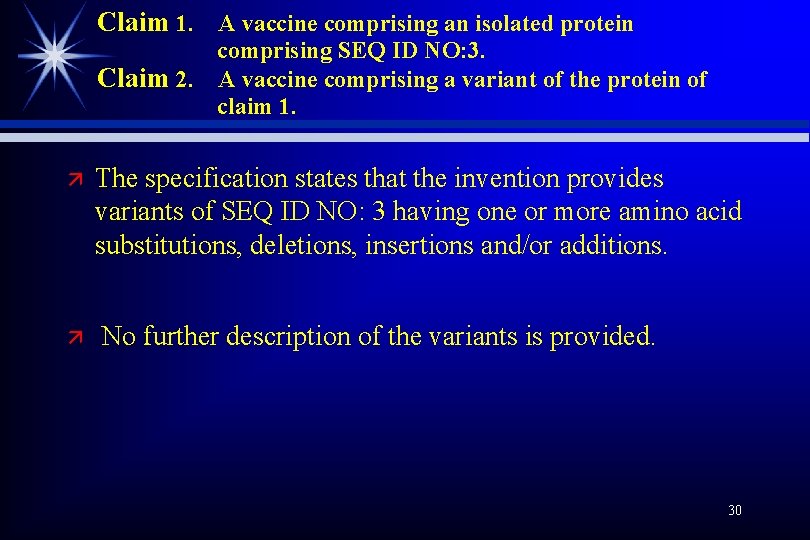 Claim 1. A vaccine comprising an isolated protein comprising SEQ ID NO: 3. Claim