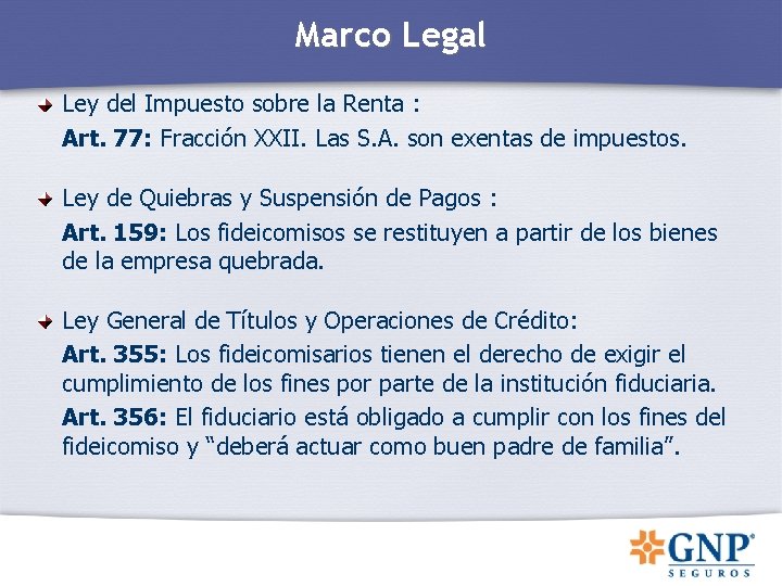 Marco Legal Ley del Impuesto sobre la Renta : Art. 77: Fracción XXII. Las Marco Legal Ley del Impuesto sobre la Renta : Art. 77: Fracción XXII. Las