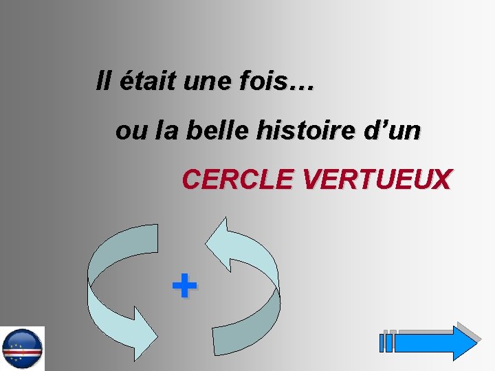 Il était une fois… ou la belle histoire d’un CERCLE VERTUEUX + 