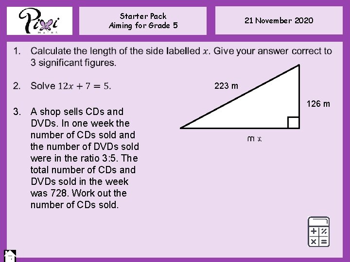 Starter Pack Aiming for Grade 5 21 November 2020 223 m 3. A shop Starter Pack Aiming for Grade 5 21 November 2020 223 m 3. A shop