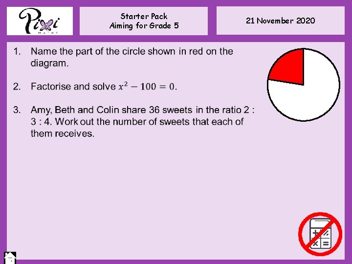 Starter Pack Aiming for Grade 5 21 November 2020 Starter Pack Aiming for Grade 5 21 November 2020