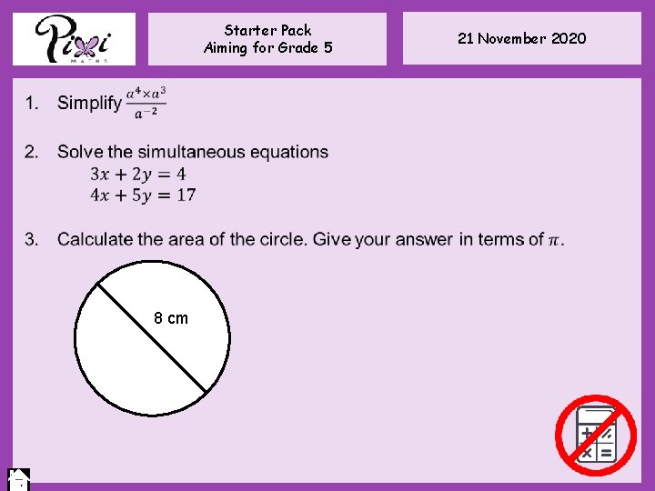 Starter Pack Aiming for Grade 5 8 cm 21 November 2020 Starter Pack Aiming for Grade 5 8 cm 21 November 2020