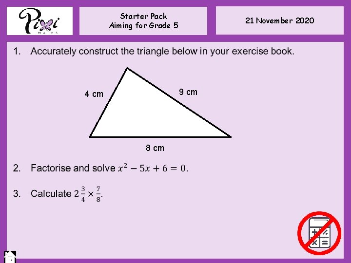 Starter Pack Aiming for Grade 5 21 November 2020 9 cm 4 cm 8 Starter Pack Aiming for Grade 5 21 November 2020 9 cm 4 cm 8