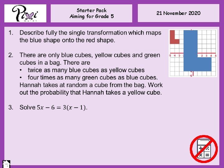 Starter Pack Aiming for Grade 5 21 November 2020 Starter Pack Aiming for Grade 5 21 November 2020