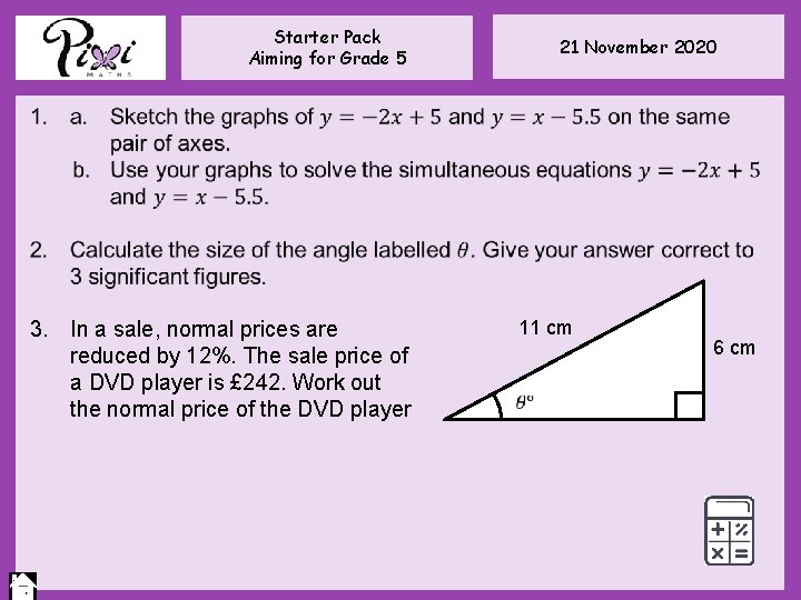 Starter Pack Aiming for Grade 5 21 November 2020 3. In a sale, normal Starter Pack Aiming for Grade 5 21 November 2020 3. In a sale, normal