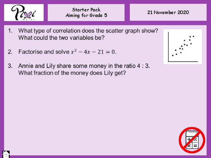 Starter Pack Aiming for Grade 5 21 November 2020 Starter Pack Aiming for Grade 5 21 November 2020