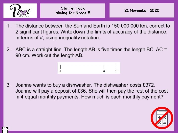 Starter Pack Aiming for Grade 5 21 November 2020 Starter Pack Aiming for Grade 5 21 November 2020